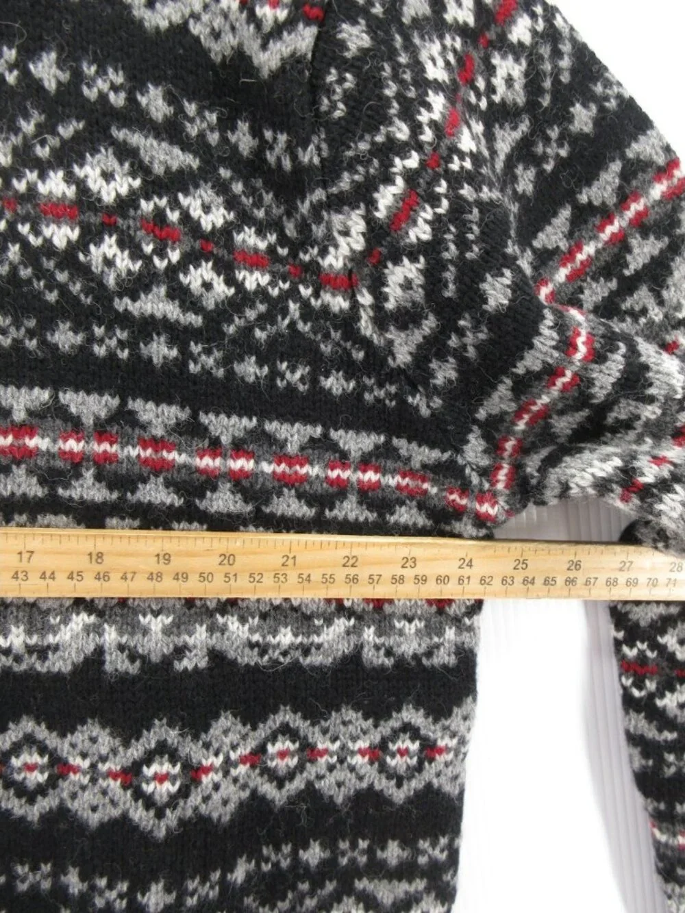 VINTAGE Polo Ralph Lauren Sweater XL Lambswool Fair Isle Nordic Chunky